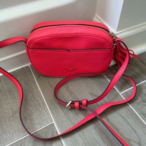 Kate Spade pink leather camera bag